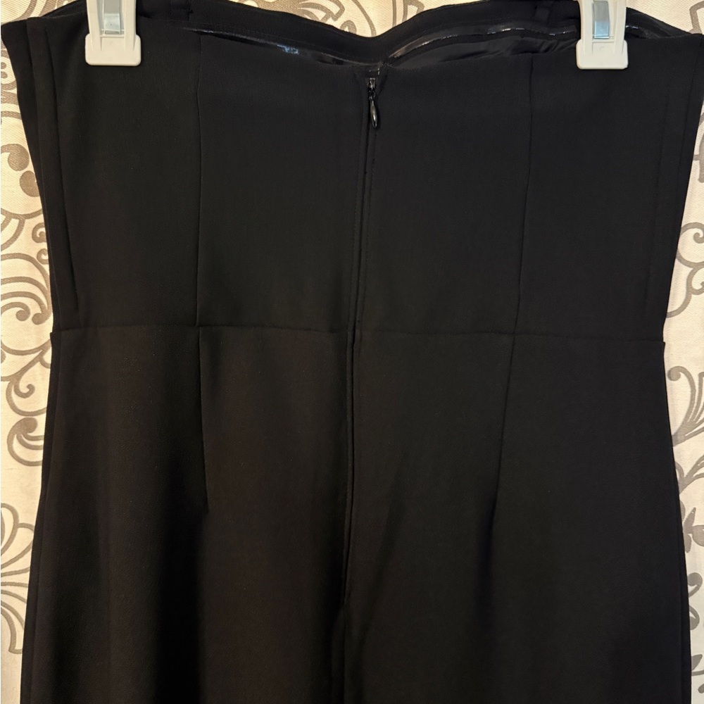 Abercrombie & Fitch Black Strapless dress with Big Slit in front - Picture 5 of 5